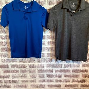 Classic Club Polo Blue&Grey Polo 2 for $12 S 10/12
